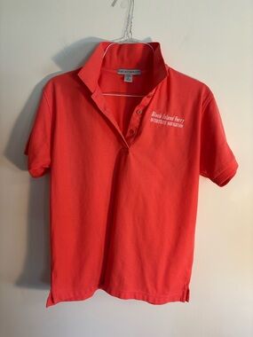 Block Island ferry interstate navigation logo polo style shirt.